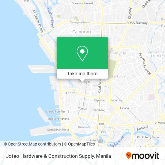 Joteo Hardware & Construction Supply map