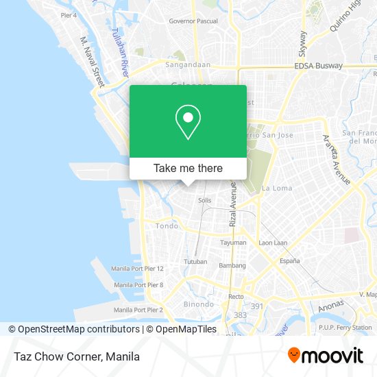 Taz Chow Corner map