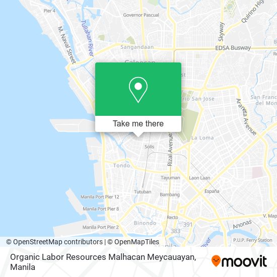 Organic Labor Resources Malhacan Meycauayan map