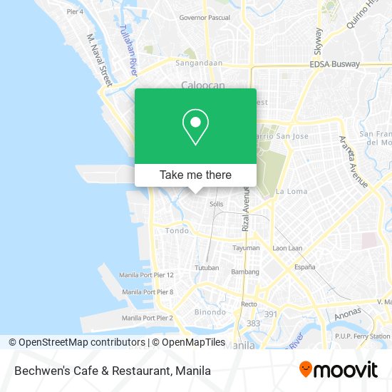 Bechwen's Cafe & Restaurant map
