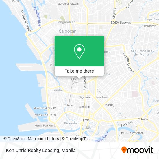 Ken Chris Realty Leasing map