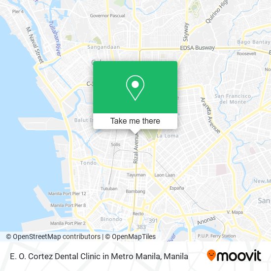 E. O. Cortez Dental Clinic in Metro Manila map