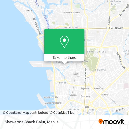 Shawarma Shack Balut map
