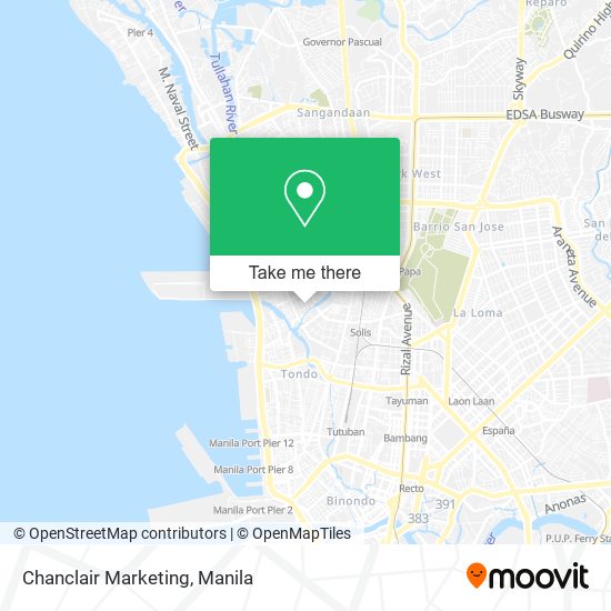 Chanclair Marketing map