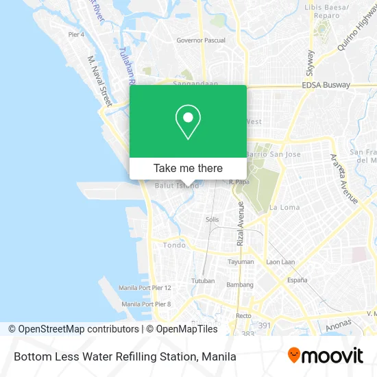 Bottom Less Water Refilling Station map