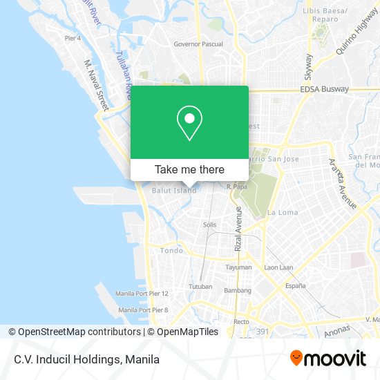 C.V. Inducil Holdings map