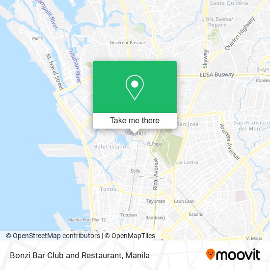Bonzi Bar Club and Restaurant map