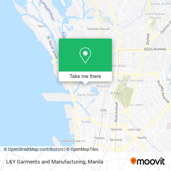 L&Y Garments and Manufacturing map