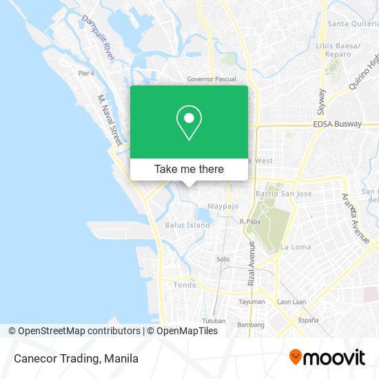 Canecor Trading map