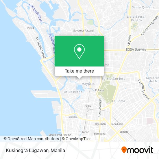 Kusinegra Lugawan map