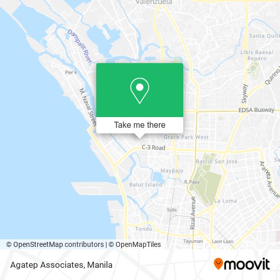 Agatep Associates map