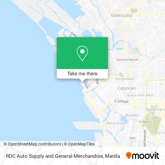 RDC Auto Supply and General Merchandise map