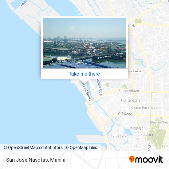 San Jose Navotas map