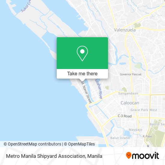 Metro Manila Shipyard Association map