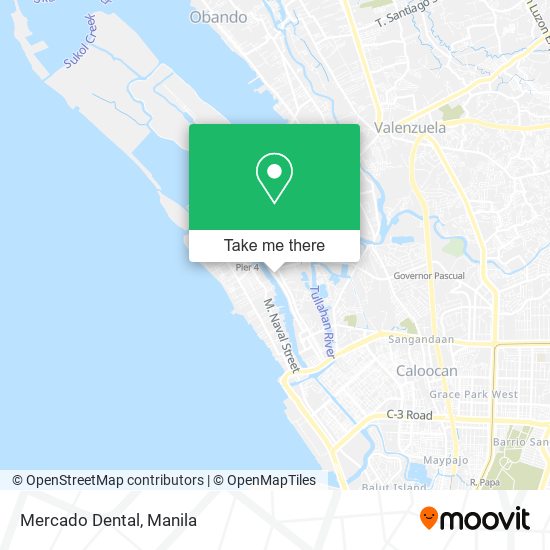 Mercado Dental map