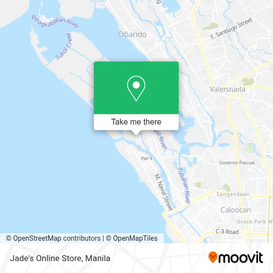Jade's Online Store map