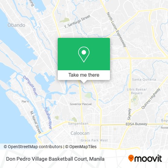 Don Pedro Village Basketball Court map