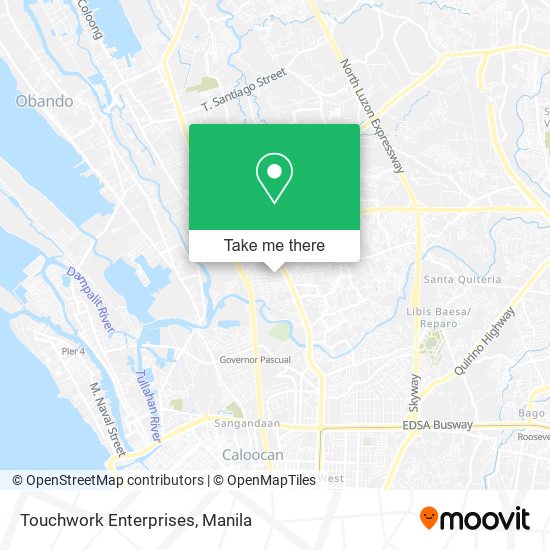 Touchwork Enterprises map