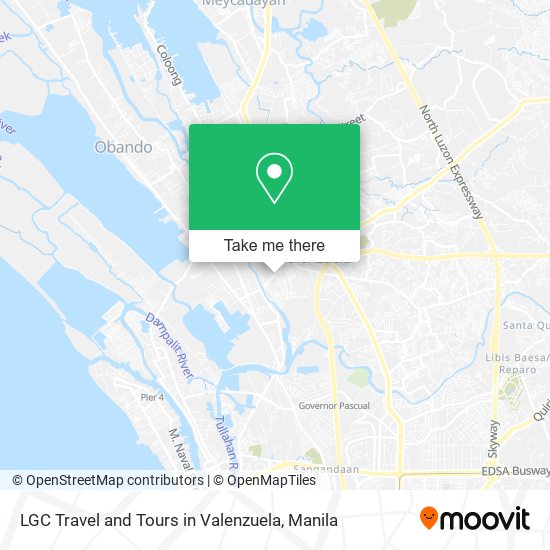 LGC Travel and Tours in Valenzuela map