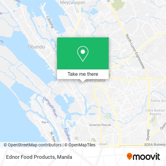 Ednor Food Products map