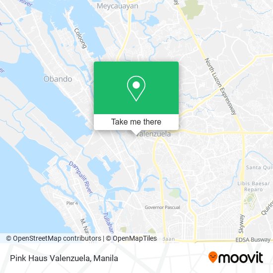 Pink Haus Valenzuela map