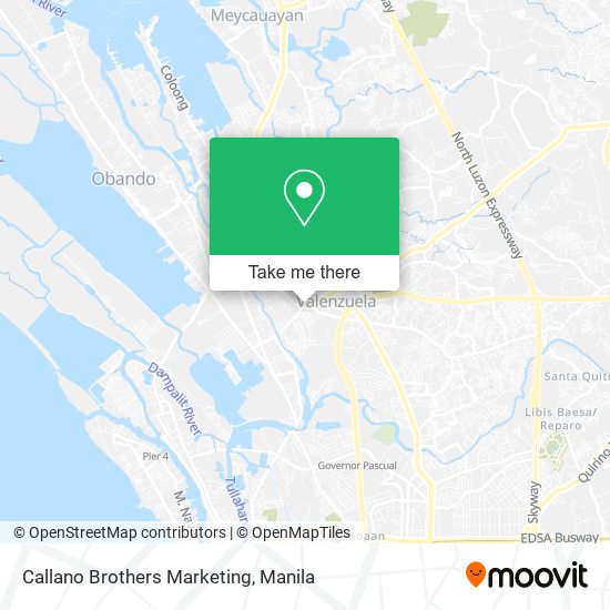 Callano Brothers Marketing map