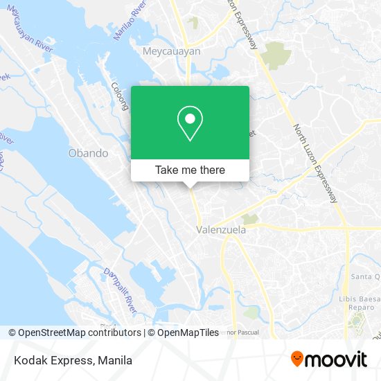 Kodak Express map