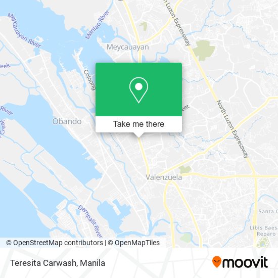 Teresita Carwash map