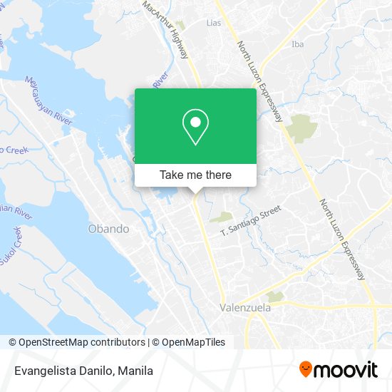 Evangelista Danilo map