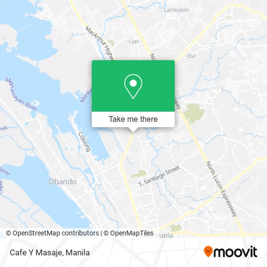 Cafe Y Masaje map