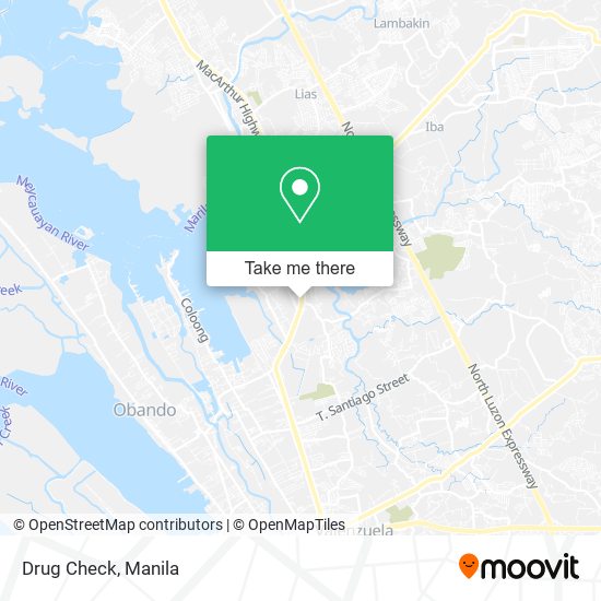 Drug Check map