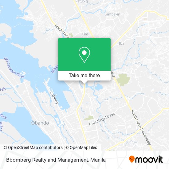Bbomberg Realty and Management map