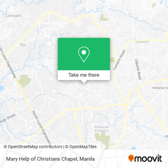 Mary Help of Christians Chapel map