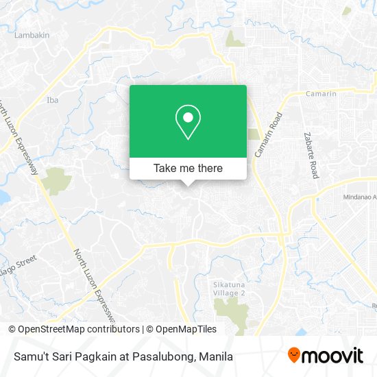 Samu't Sari Pagkain at Pasalubong map