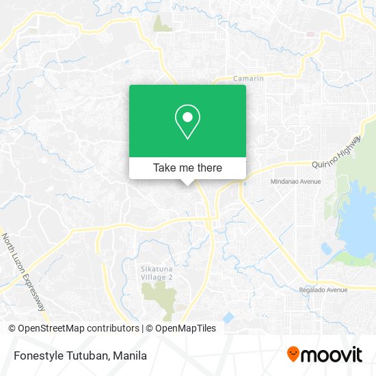 Fonestyle Tutuban map