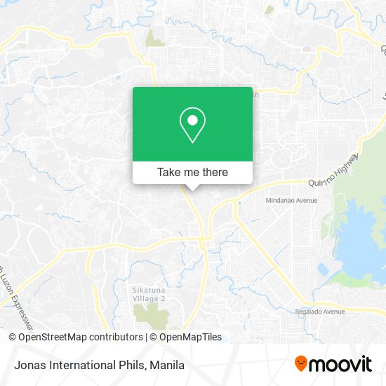 Jonas International Phils map