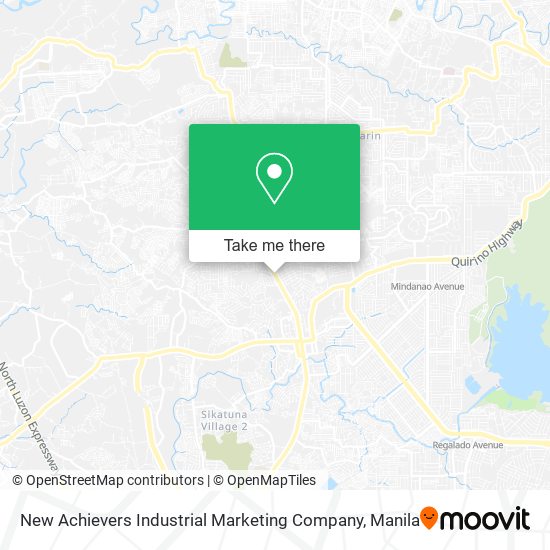 New Achievers Industrial Marketing Company map