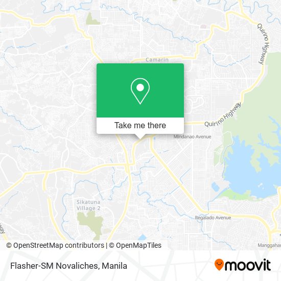 Flasher-SM Novaliches map