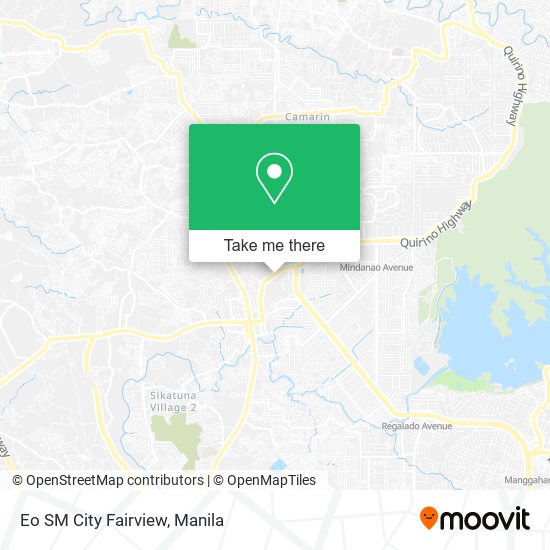 Eo SM City Fairview map