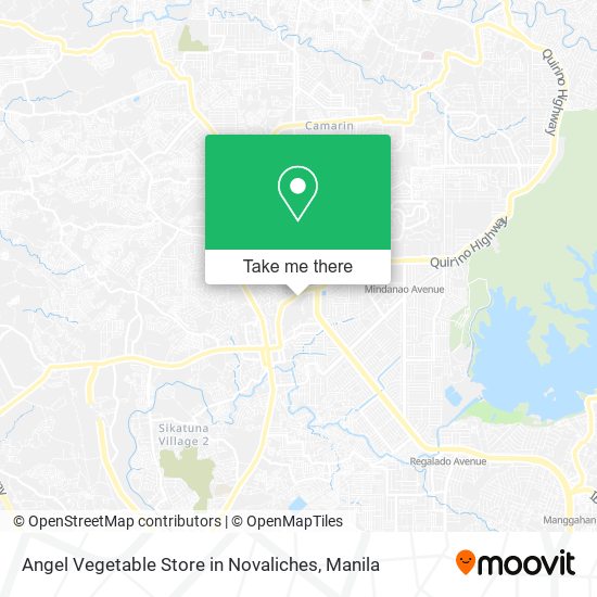 Angel Vegetable Store in Novaliches map
