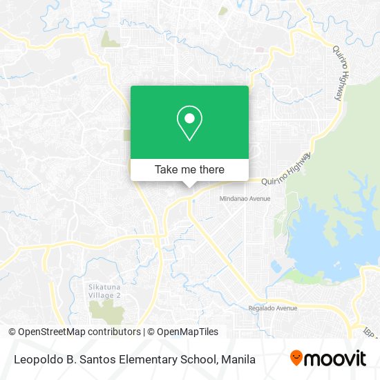Leopoldo B. Santos Elementary School map