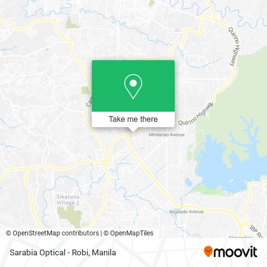 Sarabia Optical - Robi map