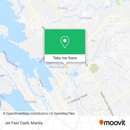 Jet Fast Cash map