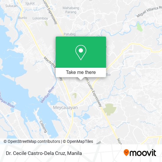 Dr. Cecile Castro-Dela Cruz map