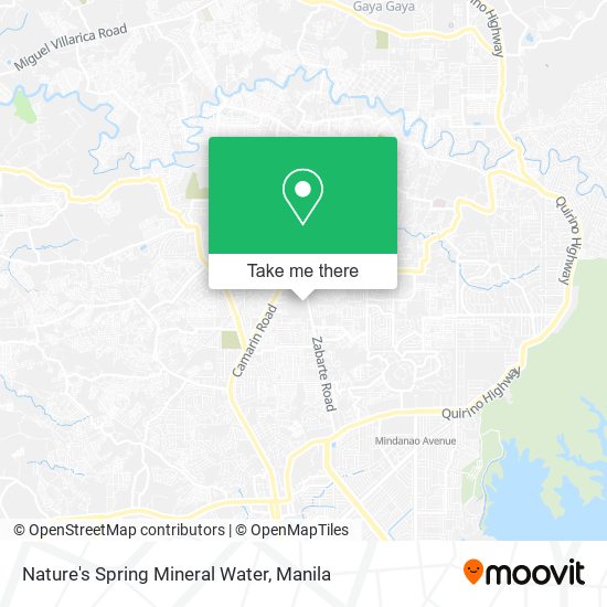 Nature's Spring Mineral Water map