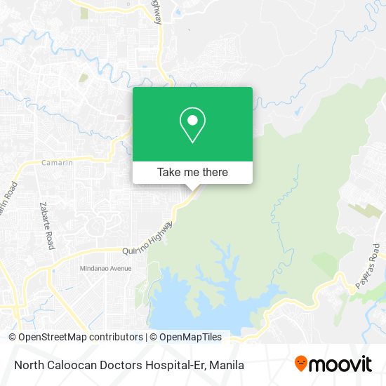 North Caloocan Doctors Hospital-Er map