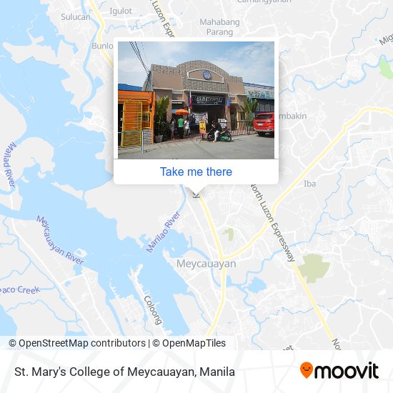St. Mary's College of Meycauayan map