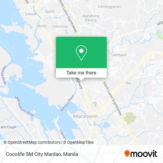 Cocolife SM City Marilao map