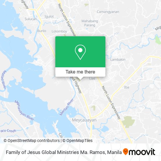 Family of Jesus Global Ministries Ma. Ramos map