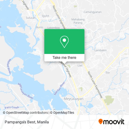 Pampanga's Best map